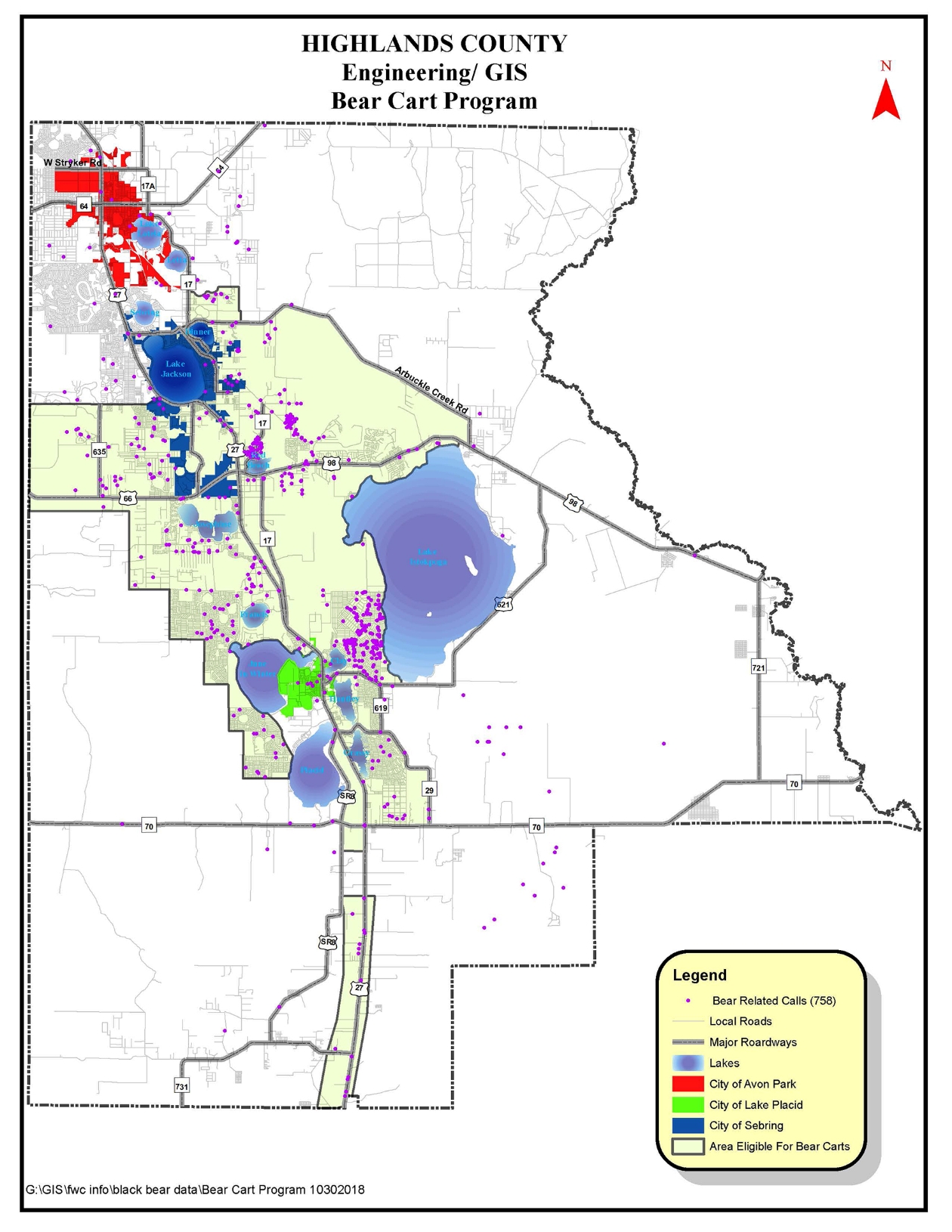 Bear Cart Program  map 10302018